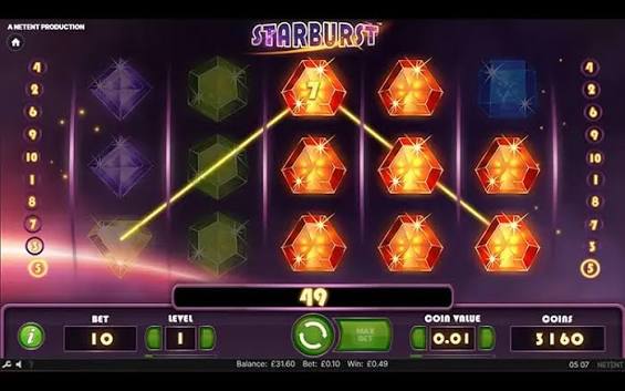 Oplev Starburst Casino En Glitrende Spilverden